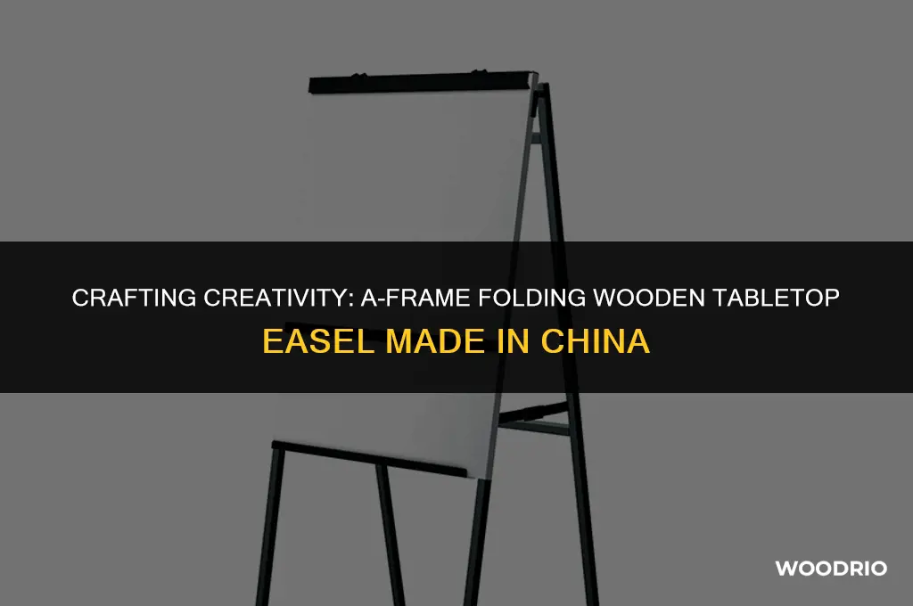 a-frame folding wooden tabletop easel made in china