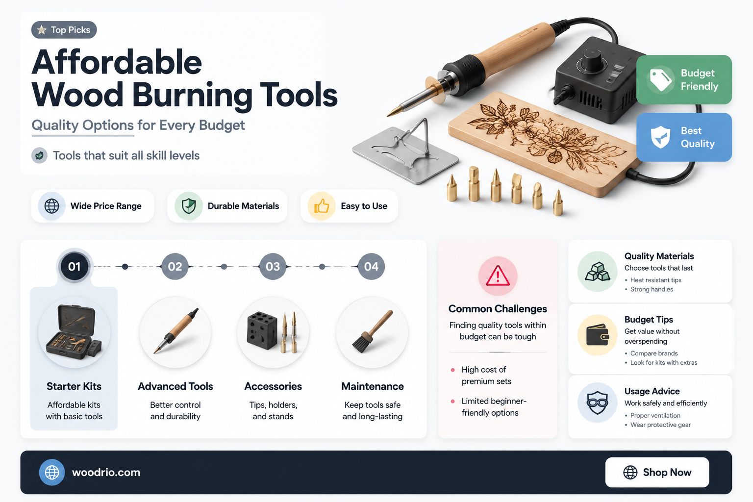 are there any good wood burning tools reasonably priced