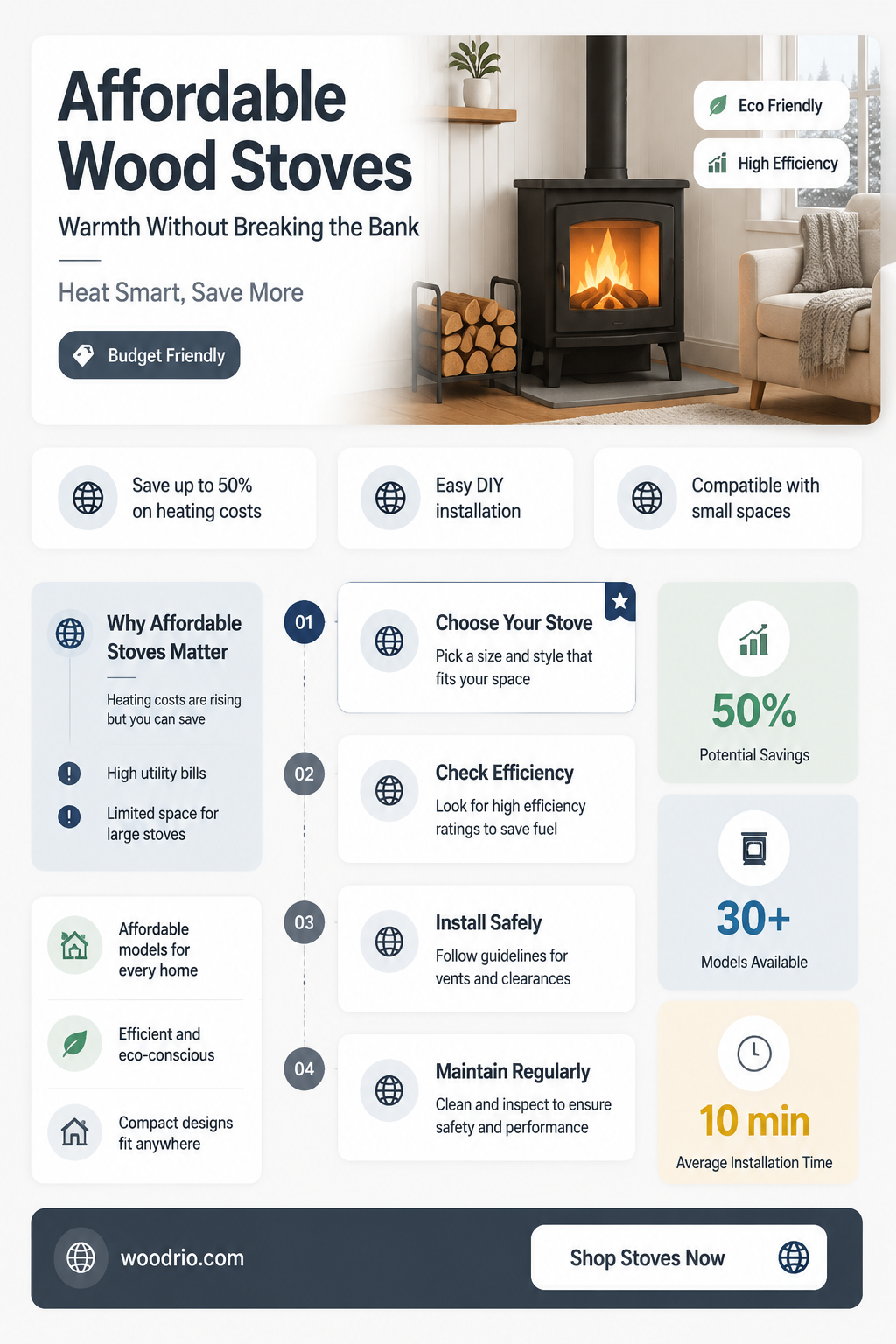 are there not expensive wood stoves