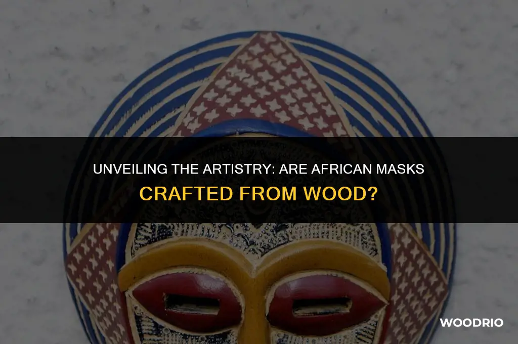 are african masks made out of wood