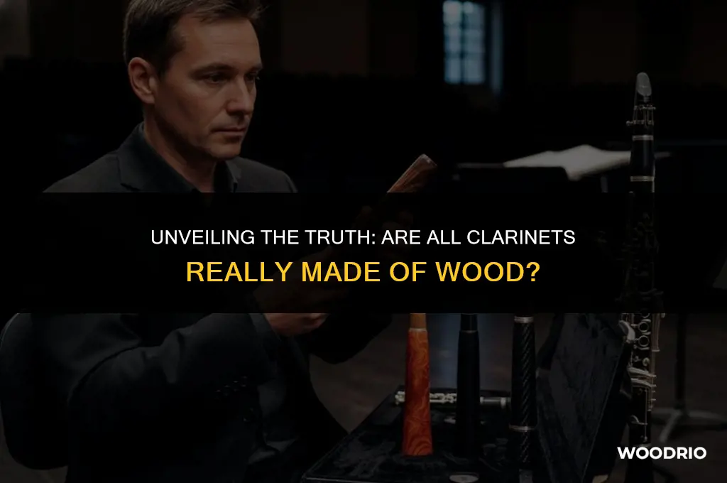 are all clarinets made of wood