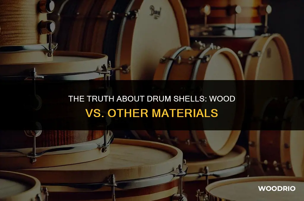 are all drum shells made of wood