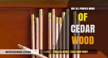 Unveiling the Truth: Not All Pencils Are Cedar Wood