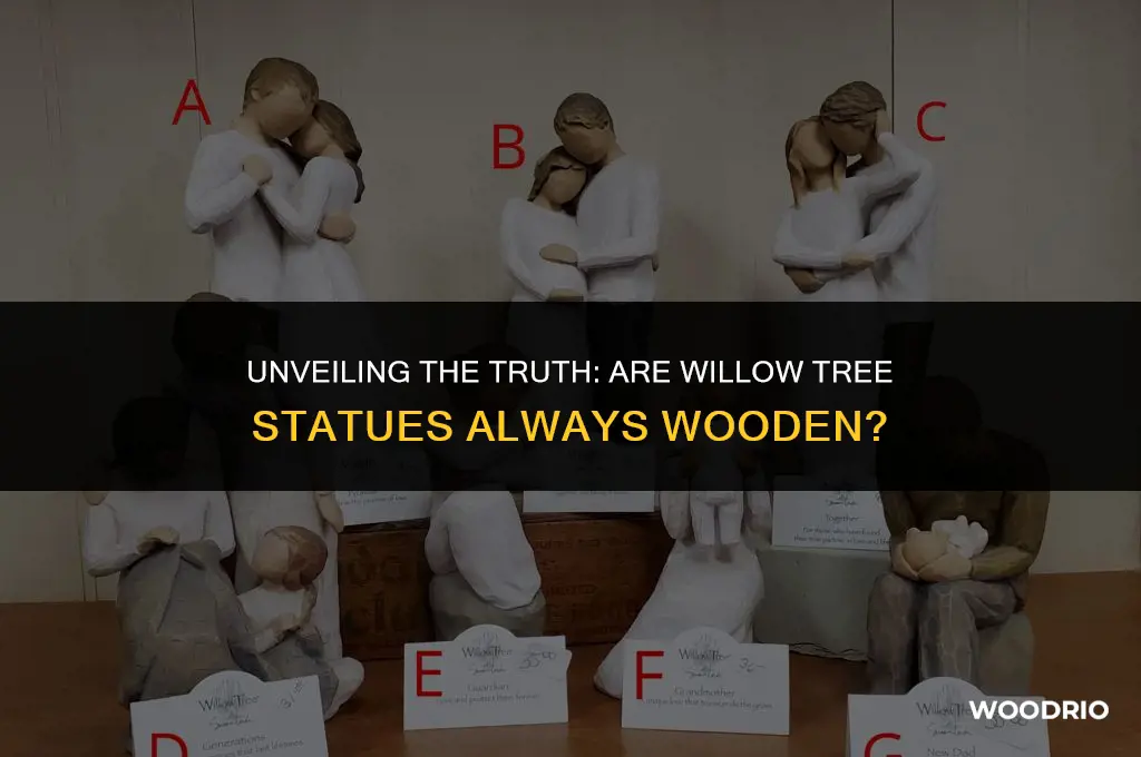 are all the willow tree statues made out wood