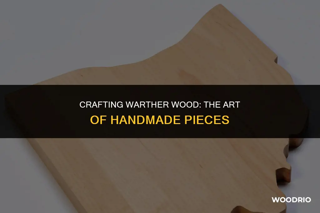 are all warther wood pieces hand made