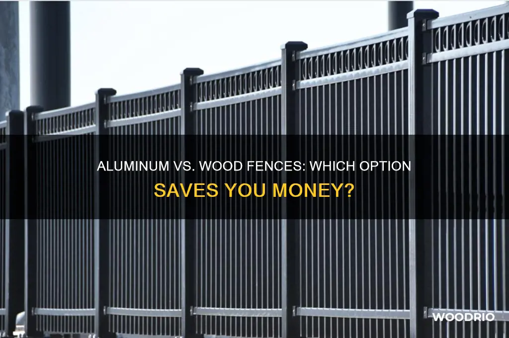 are aluminum fences cheaper than wood