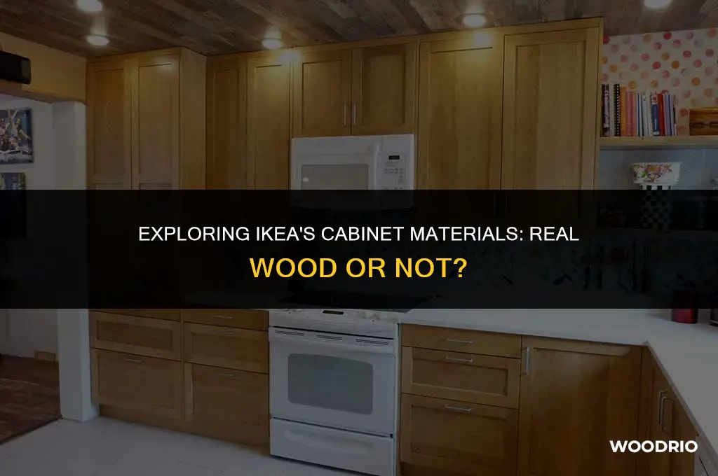 are any of the ikea cabinets made of real wood