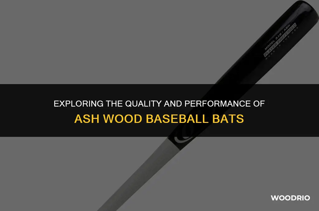are ash wood bats good