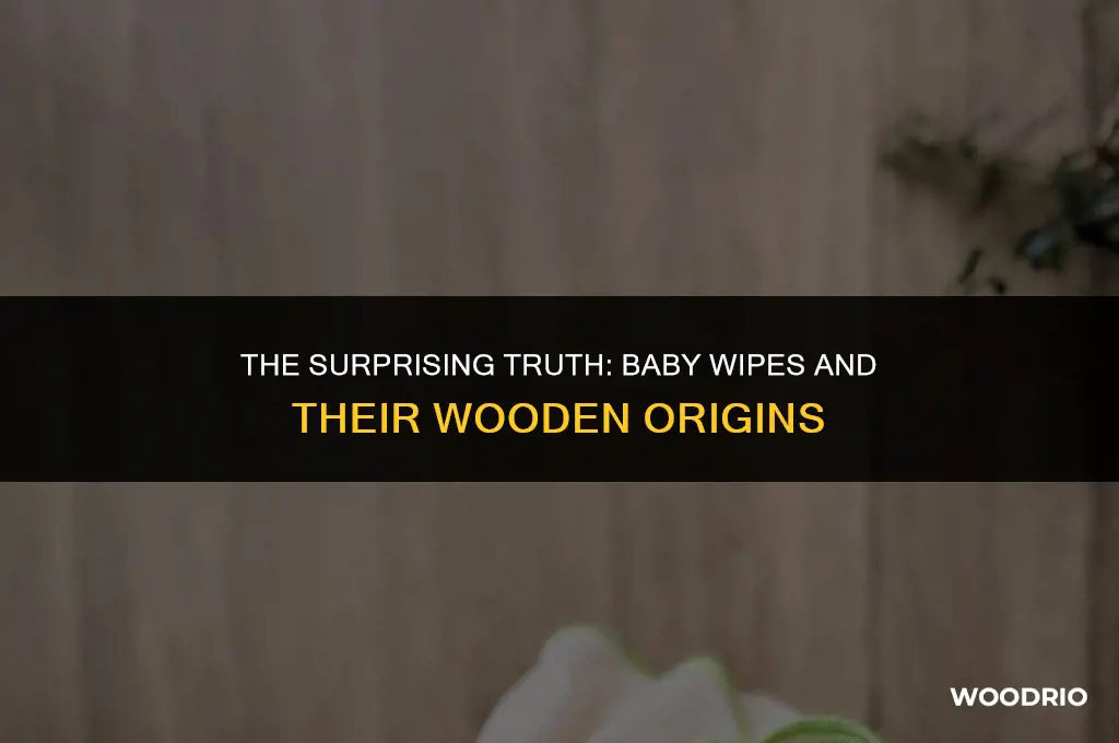 are baby wipes made from wood