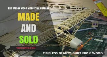 Exploring the Craftsmanship and Market of Balson Wood Model Airplanes