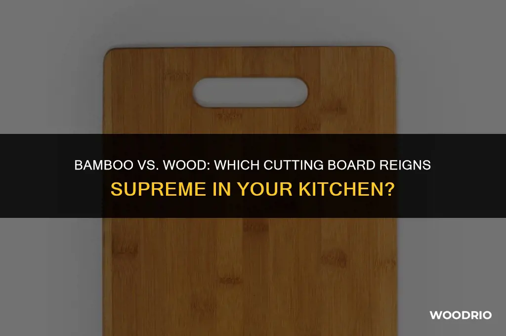 are bamboo cutting boards better than wood