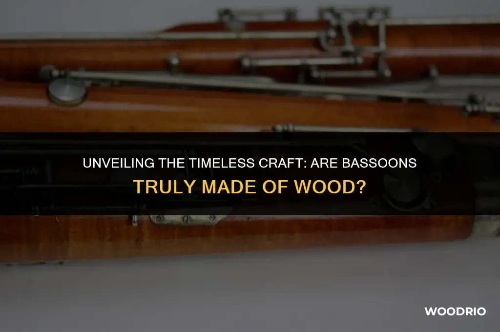 are bassons made of wood
