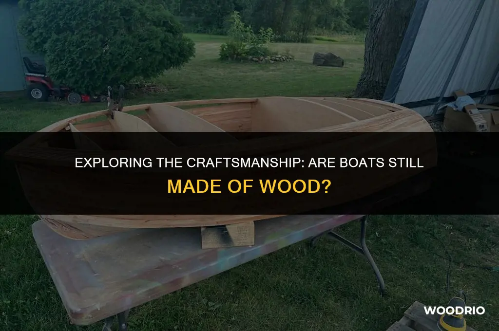 are boats made of wood