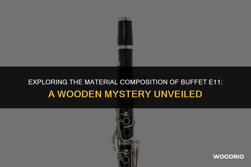 are buffet e11 made of wood