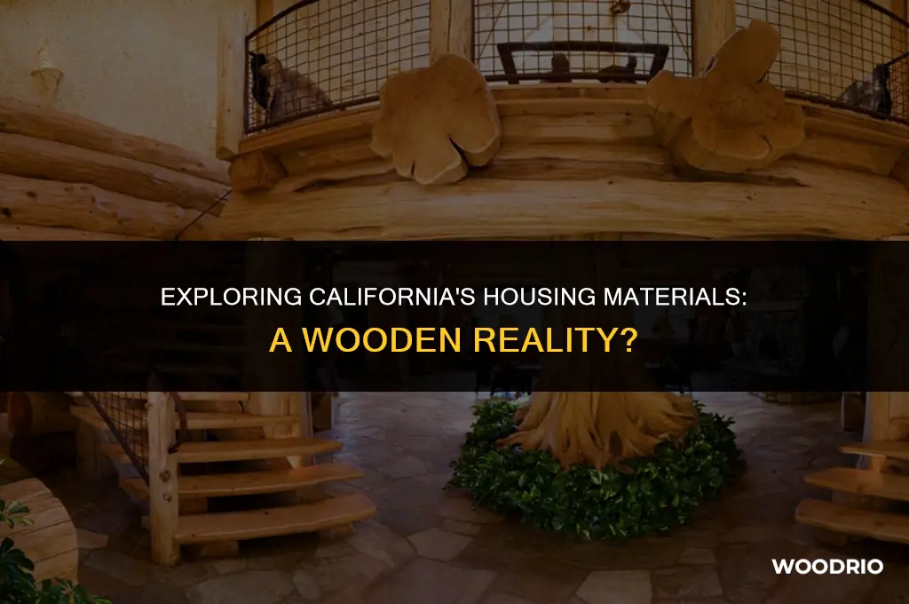 are california houses made of wood