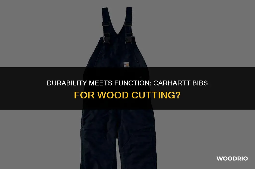 are carhartt bibs good for wood cutting