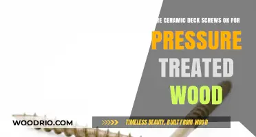 Screwing Down the Facts: Ceramic Deck Screws vs. Pressure Treated Wood