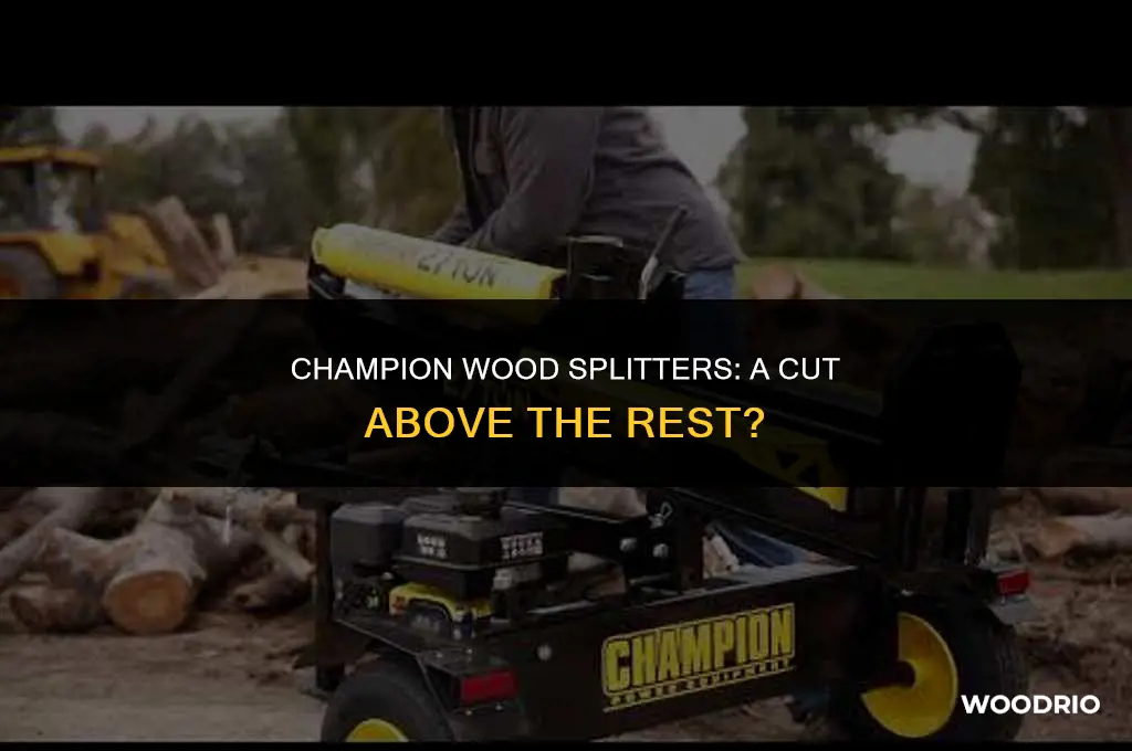 are champion wood splitters any good
