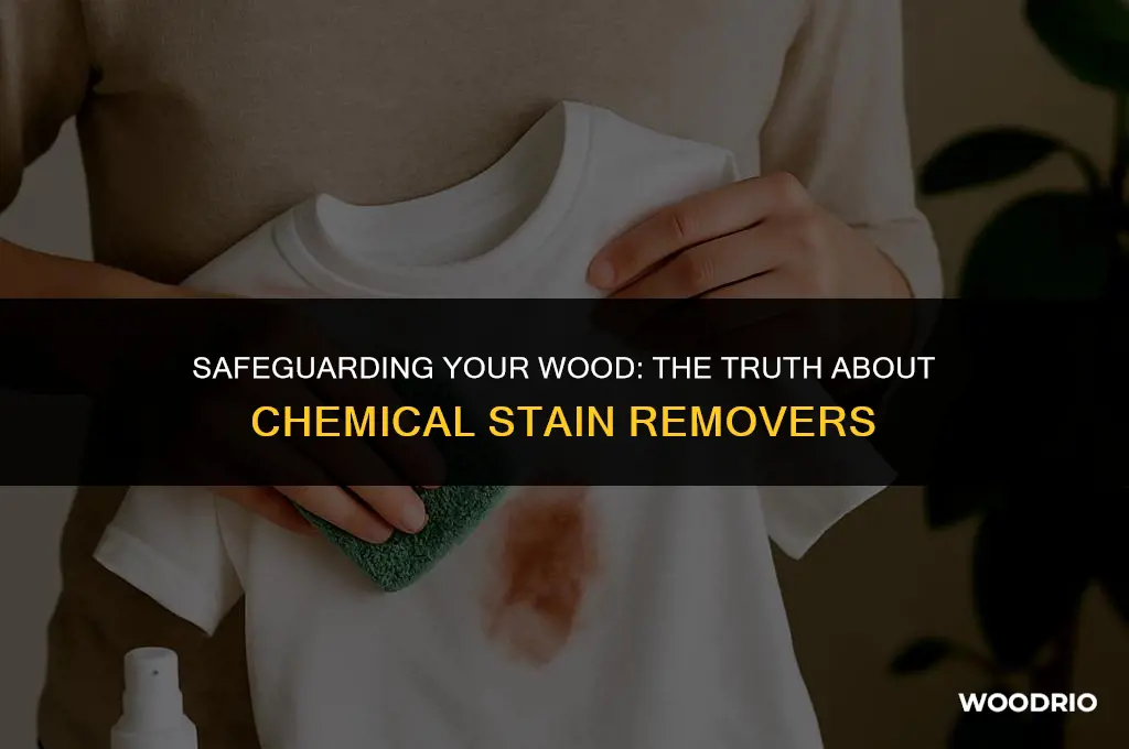 are chemical stain removers damage wood