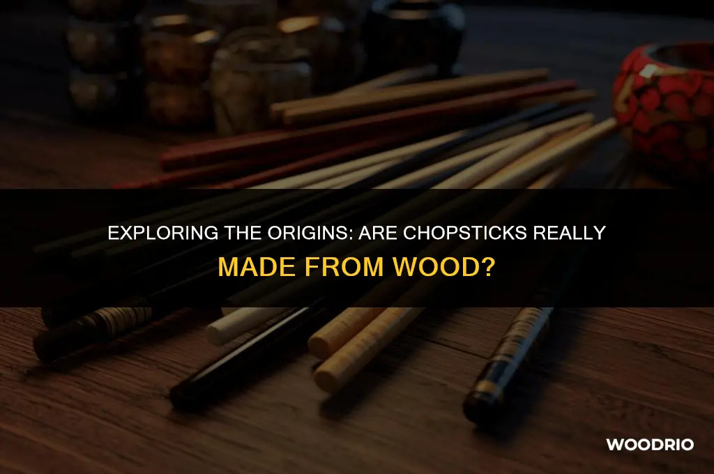 are chopsticks made from wood