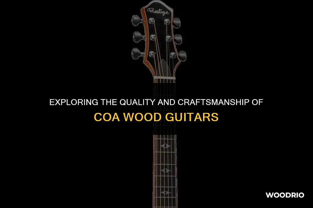 are coa wood guitars any good
