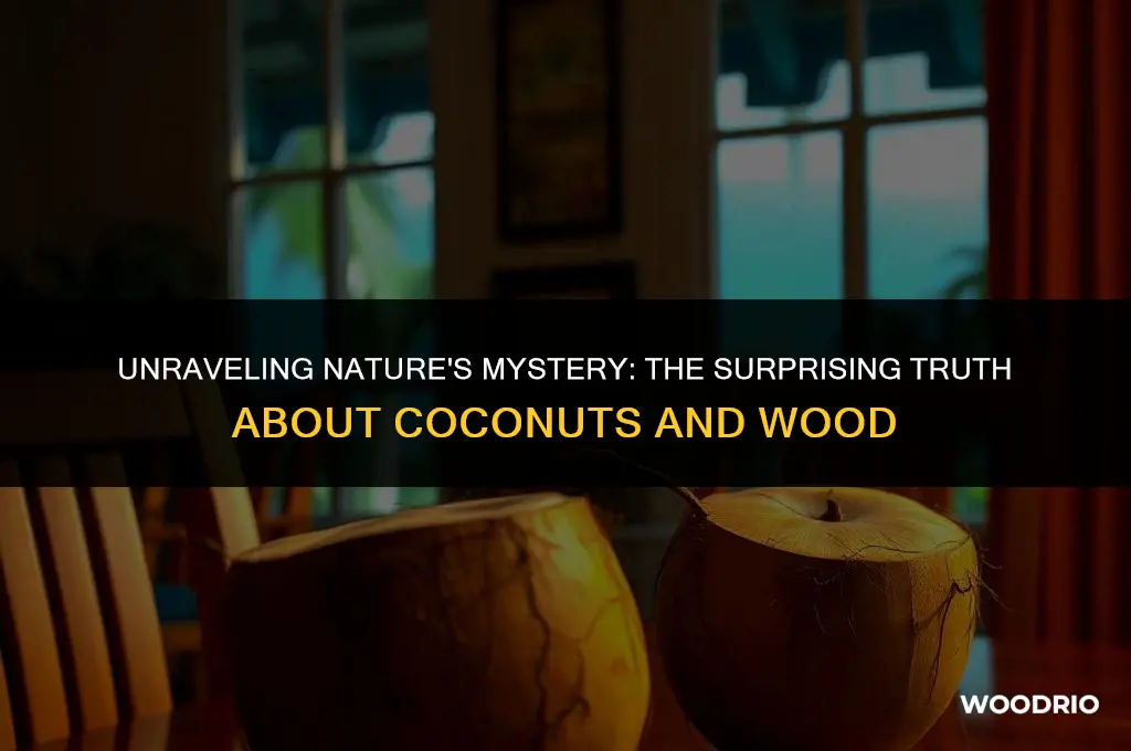 are coconuts made of wood