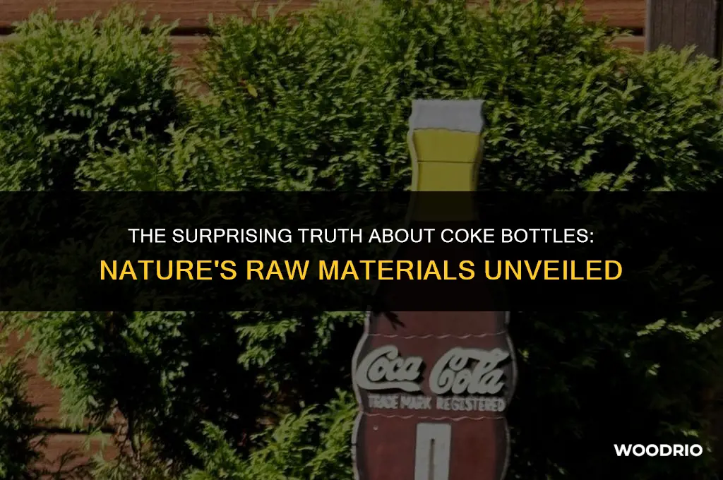 are coke bottles made out of trees or wood