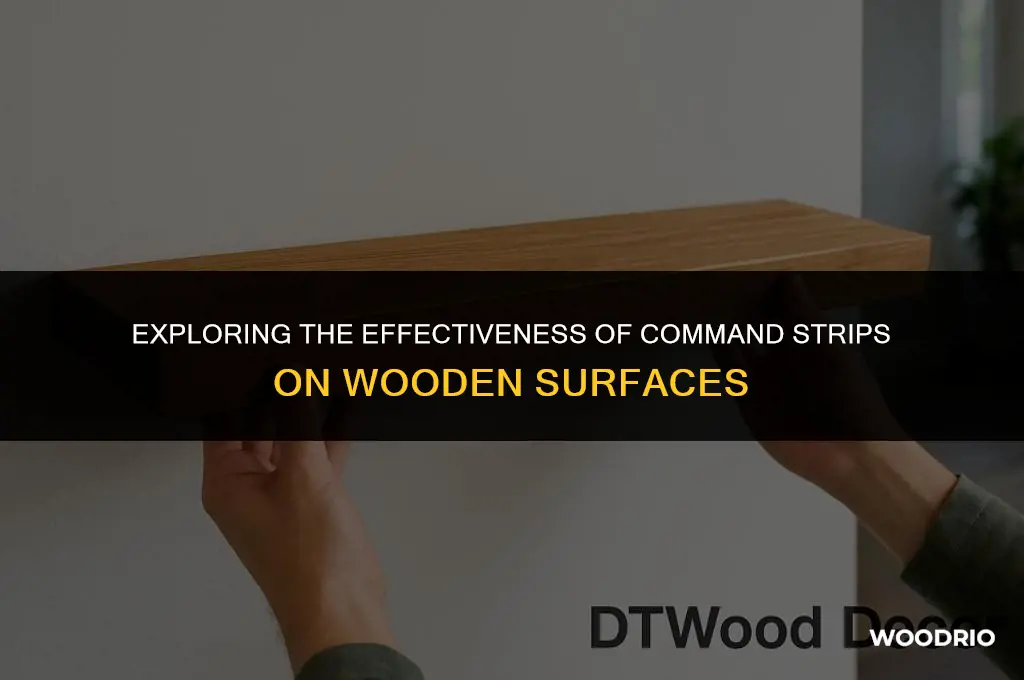 are command strips good on wood