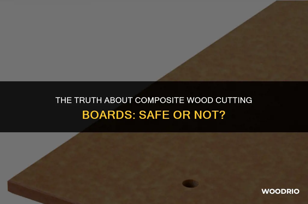are composite wood cutting boards safe