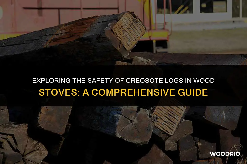 are creosote logs safe for wood stoves