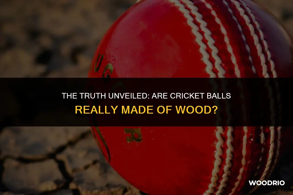 are criket balls made of wood