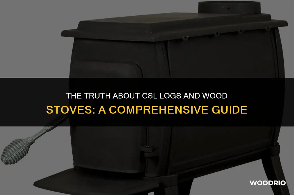 are csl logs bad for wood stoves