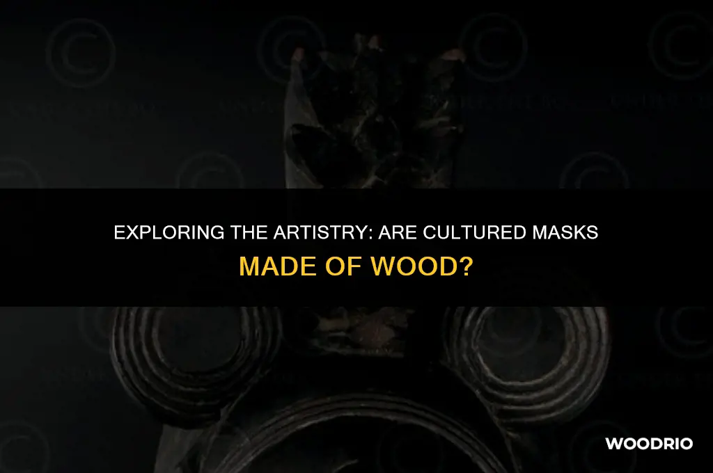 are cultured masks made of wood