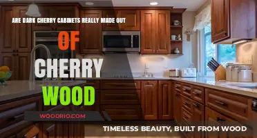 Unveiling the Truth: Dark Cherry Cabinets and Their Wood Composition