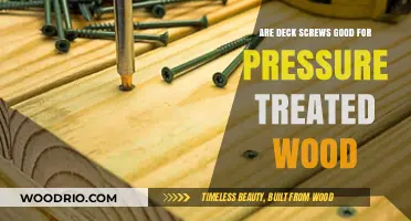Deck Screws vs. Pressure Treated Wood: A Comprehensive Guide