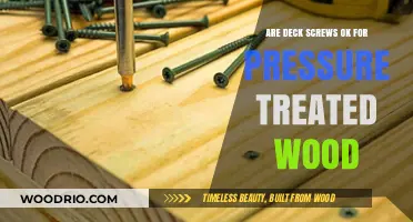 Choosing the Right Fasteners: Deck Screws vs. Pressure Treated Wood