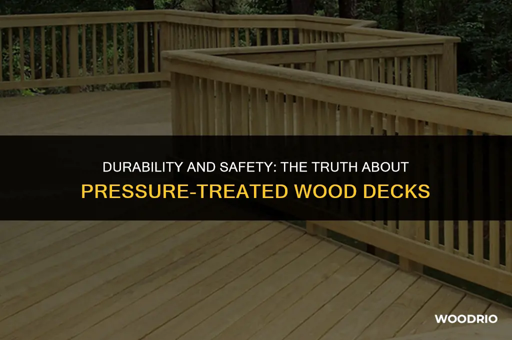 are decks made of pressure treated wood