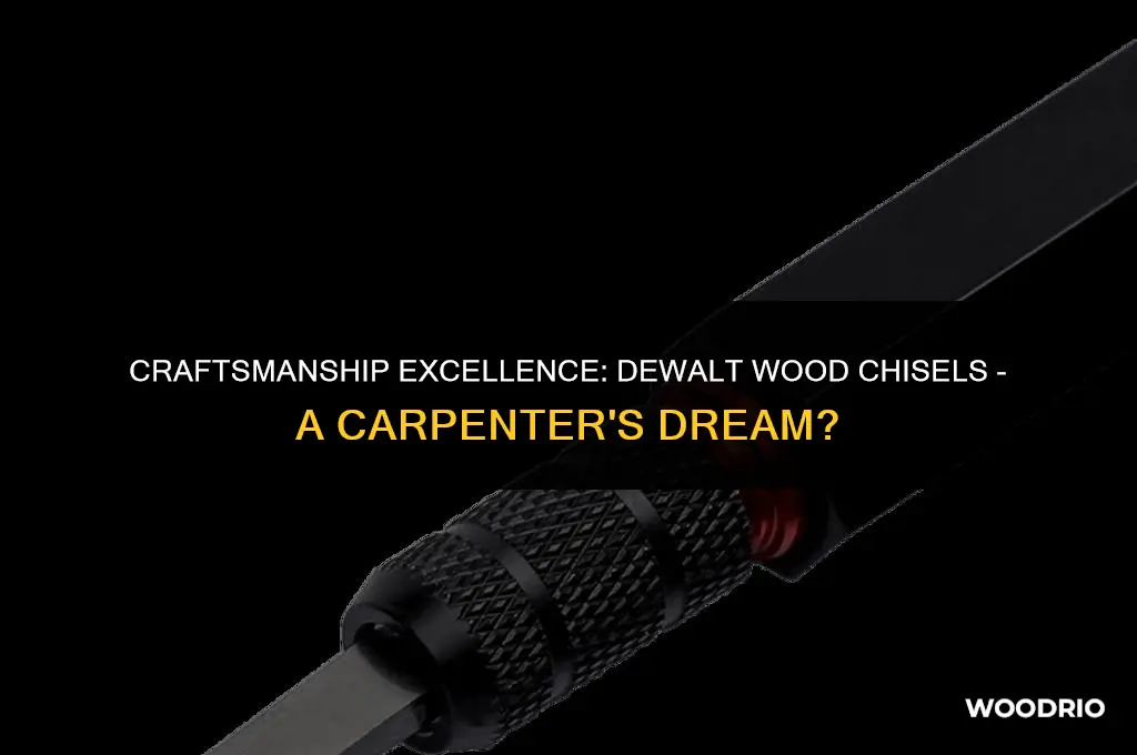 are dewalt wood chisels good