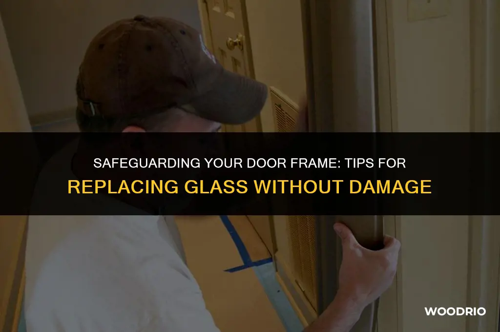 are door wood stops easily damaged when replacing glass