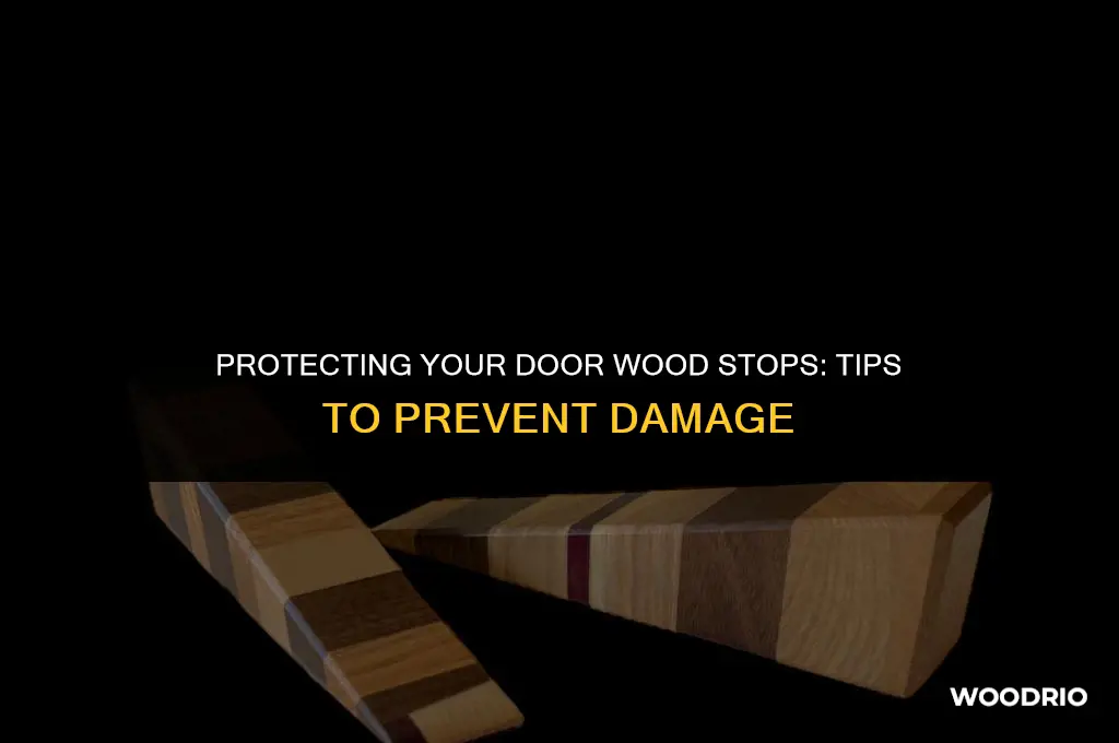 are door wood stops easily damaged