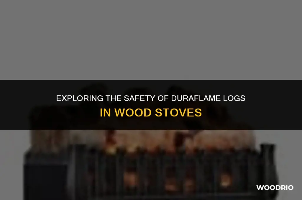 are duraflame logs safe for wood stoves