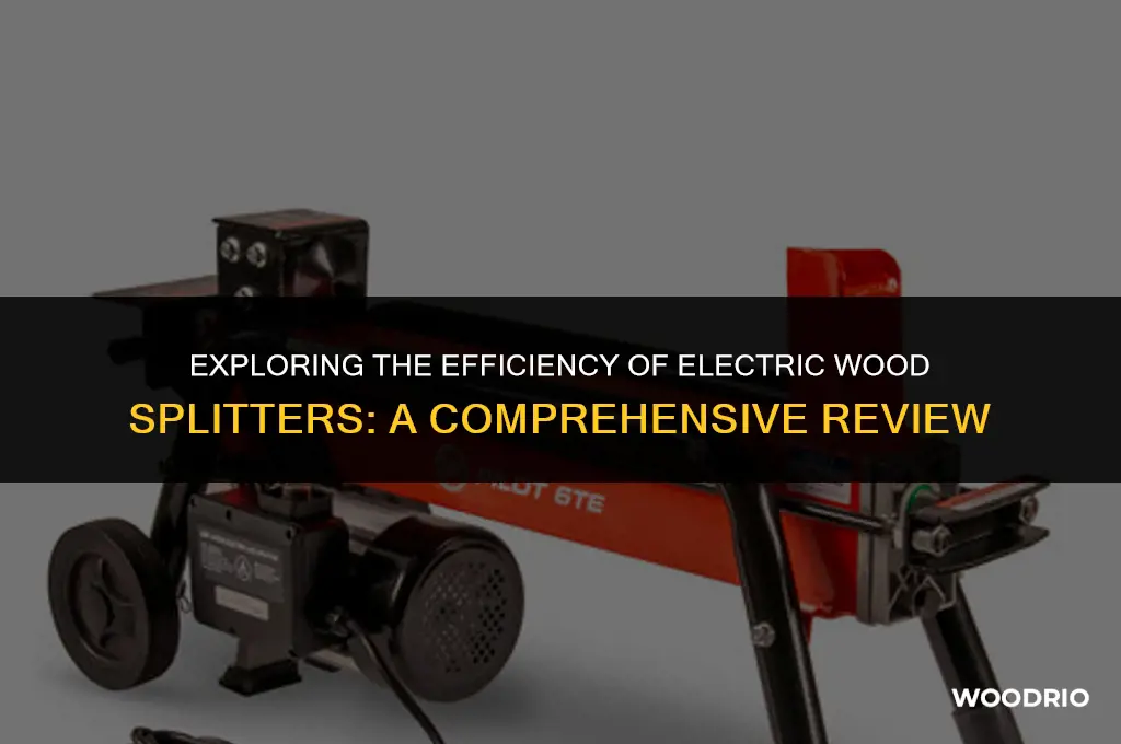 are electric wood splitters any good