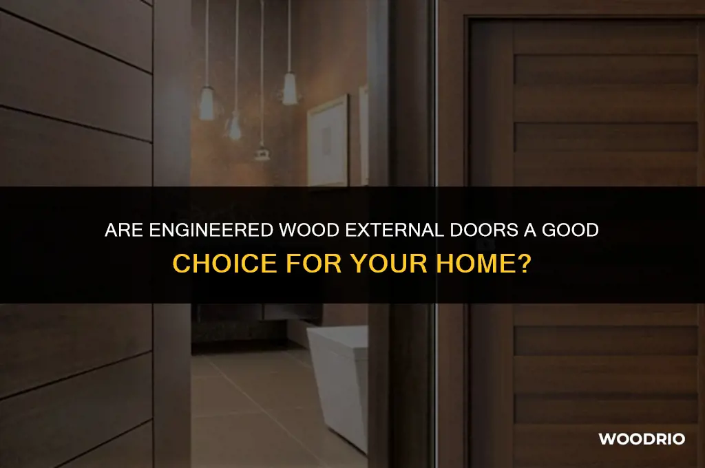 are engineered wood external doors ok