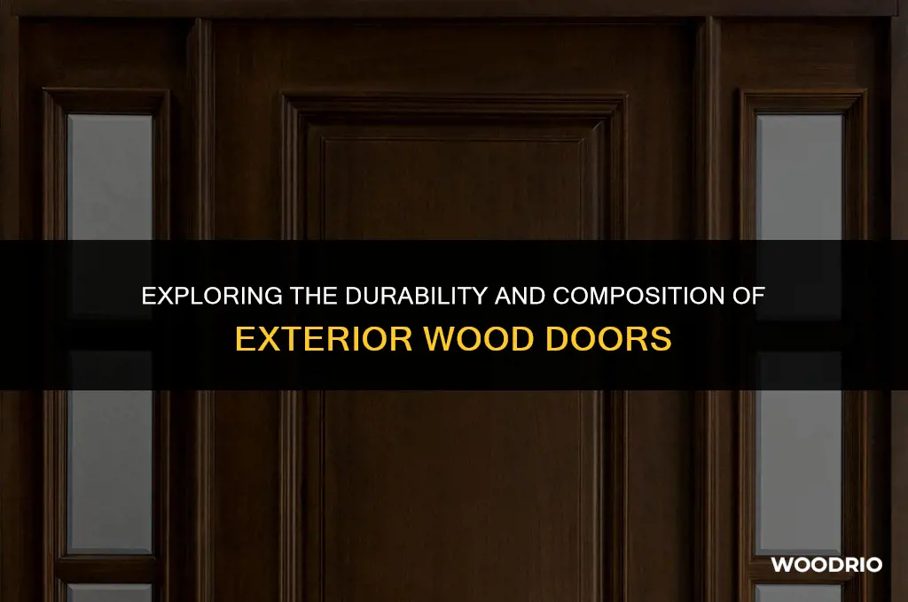 are exterior wood doors solid