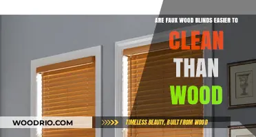 Cleaning Faux Wood Blinds: A Breeze Compared to Real Wood?