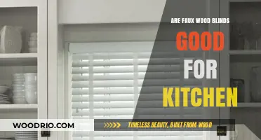 Are Faux Wood Blinds a Good Choice for Your Kitchen?