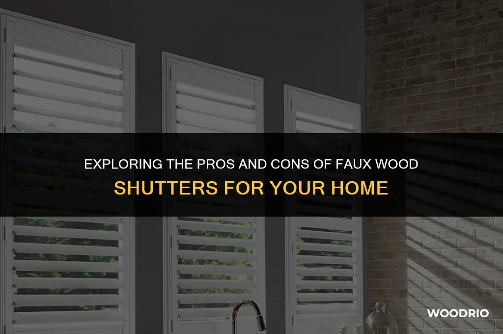 are faux wood shutters any good