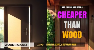 Comparing Costs: Fiberglass vs. Wood Doors - Which is More Economical?
