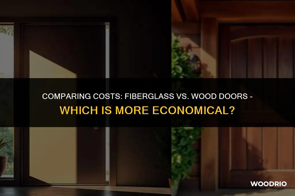 are fiberglass doors cheaper than wood