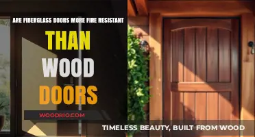 Comparing Fire Resistance: Fiberglass Doors vs. Wood Doors